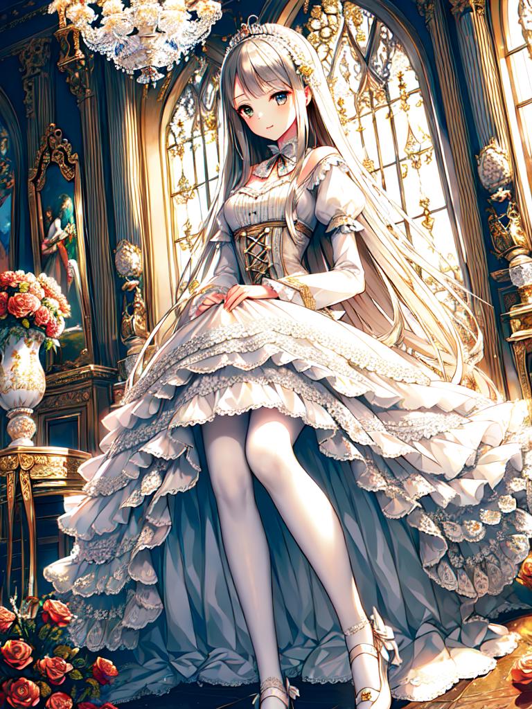 Anime Wedding Dresses Photo - Mmd Long Dress Dl PNG Image With Transparent  Background | TOPpng